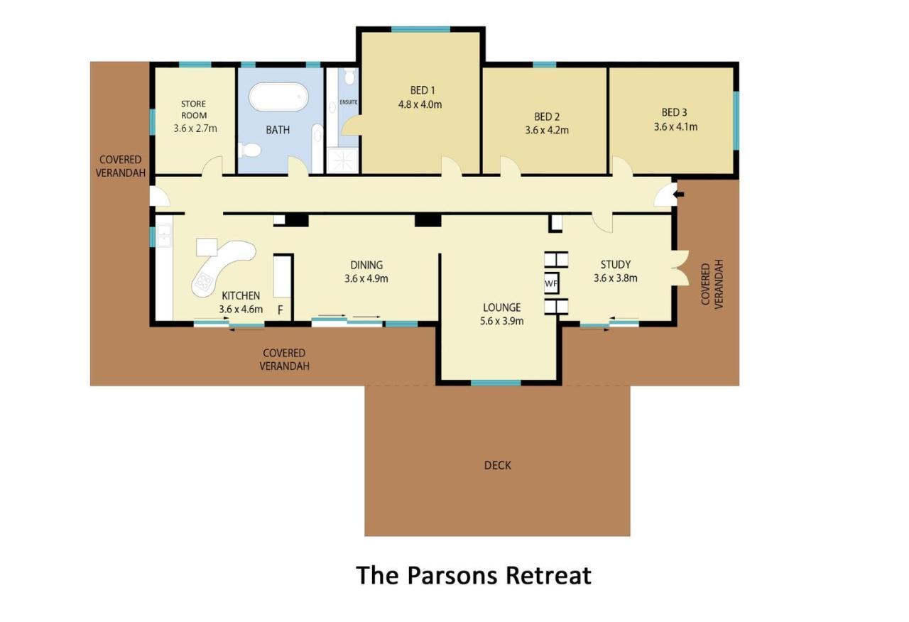 Villa The Parsons Retreat Rothbury Esterno foto